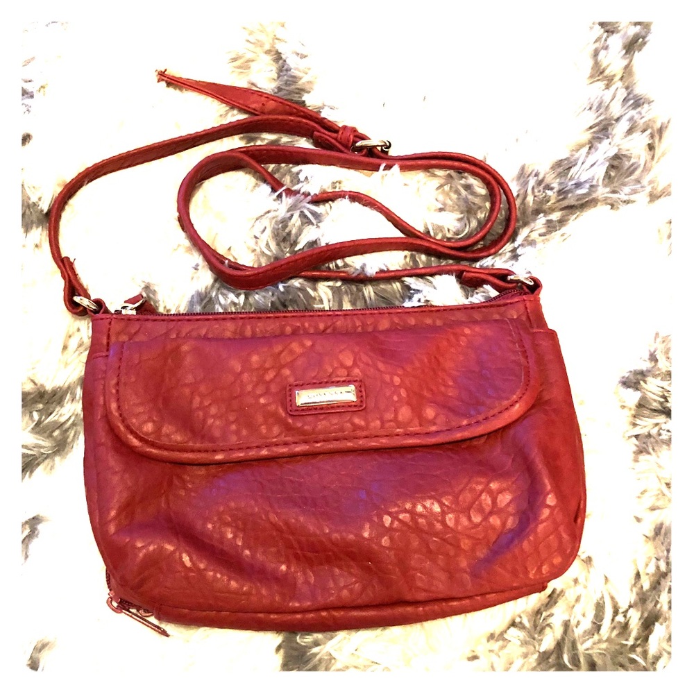Rossetti Cross Body Bag Berry Red